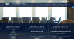 Desktop Screenshot of gkh-law.com