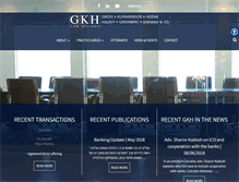 Tablet Screenshot of gkh-law.com